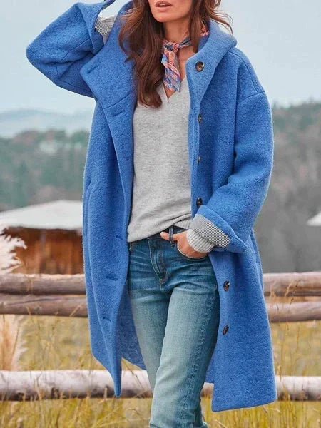 Audrey Soft Wool Coat for Women – Elegant, Warm & Versatile for Winter
