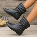 Amara Leather Boots for Women – Genuine Leather Boots with Non-Slip Sole & Elegant Cut