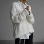 Ella Cashmere Sweater for Women – Elegant Loose Cardigan & Timeless Soft Comfort
