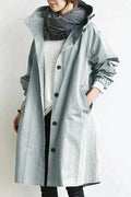 Elizabeth Raincoat for Women – Urban Waterproof Coat with Oversized Breathable Hood
